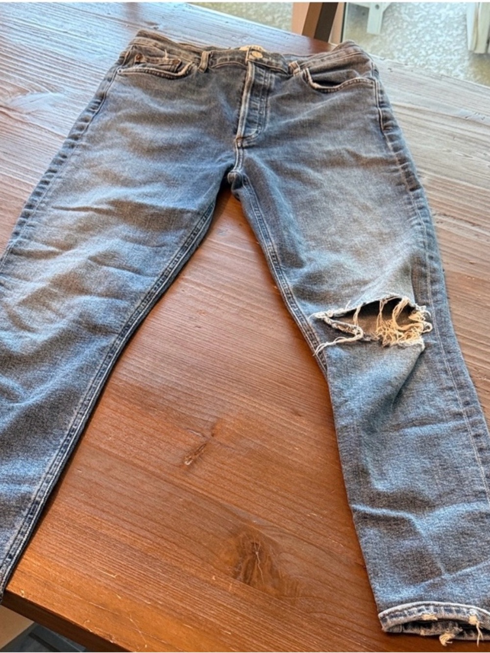 Agolde Medium Wash Blue Straight Leg Jeans size 29